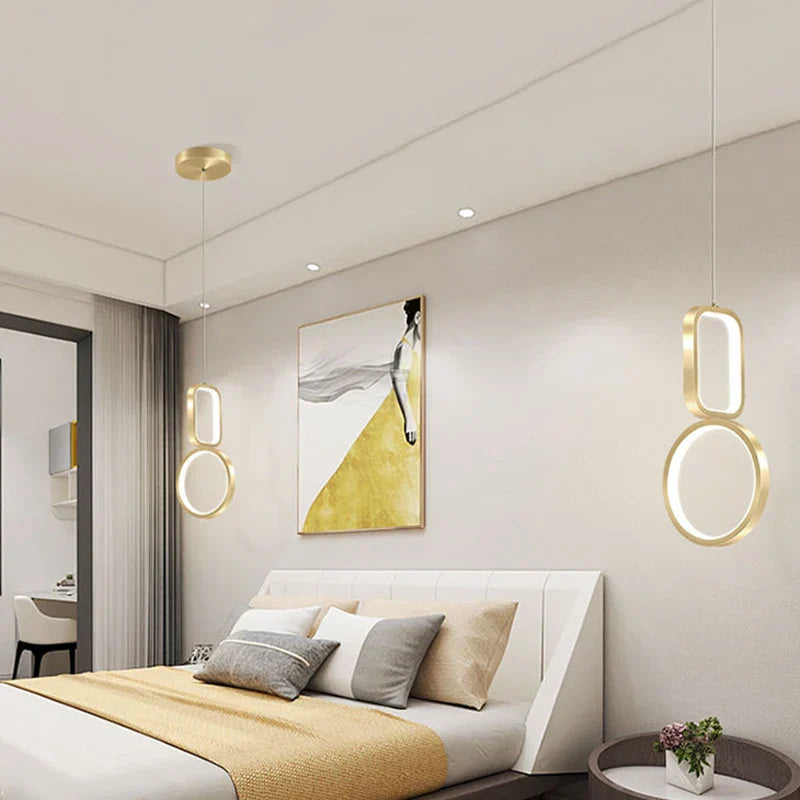 DecorBites™ LED Pendant Light: Modern Indoor Lighting for Living Room, Dining, and Bedroom