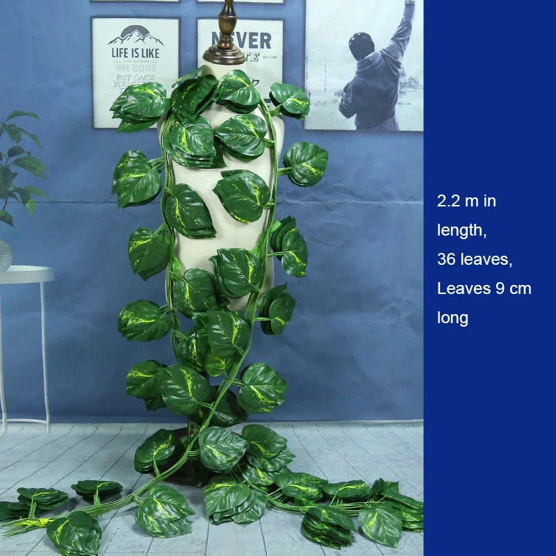 DecorBites™ 12pcs 2.2M Ivy Green Garland String Wall Decoration Artificial Plants