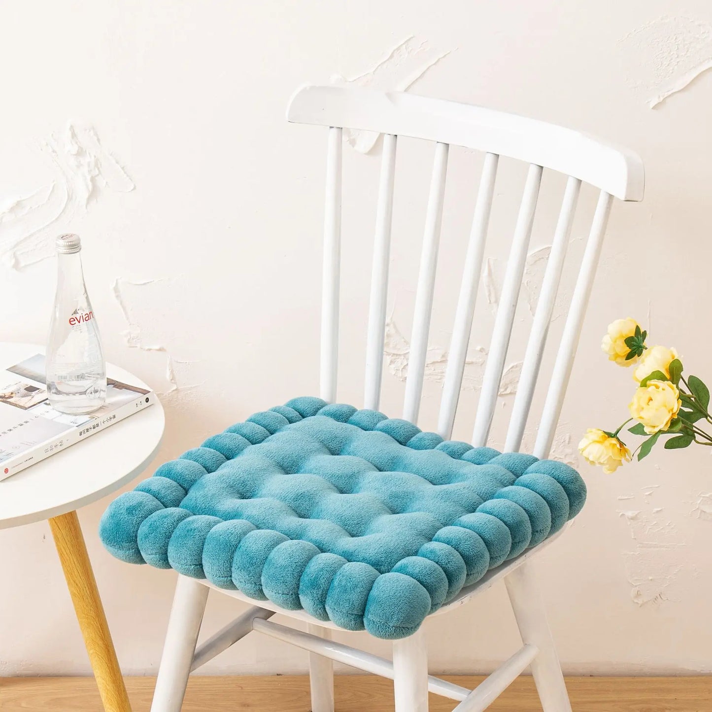 DecorBites™ Cookie Biscuit Cushion Soft Square Pillow for Living Room Chair Decor