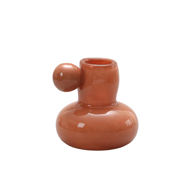DecorBites™ Cute Glass Ball Candle Holder Home Decor Aromatherapy Candelabrum