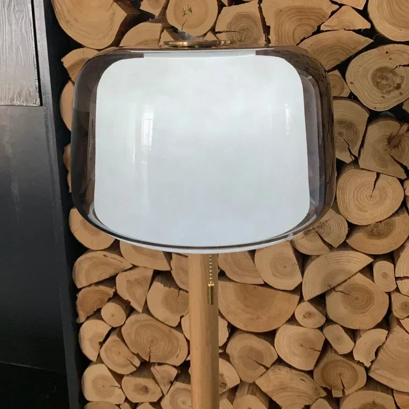 DecorBites™ Glass Floor Lamp: Modern Nordic Ins Sofa Decor Lighting for Living Room