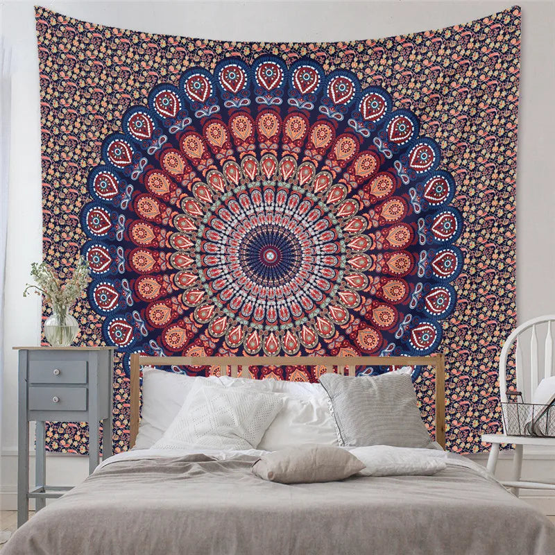 DecorBites™ Bohemian Decorative Tapestry Yoga Mat Sofa Blanket