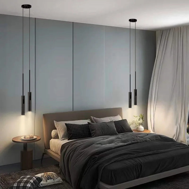 DecorBites™ Black Chandelier Pendant Light for Bedroom, Bar, and Coffee Decor
