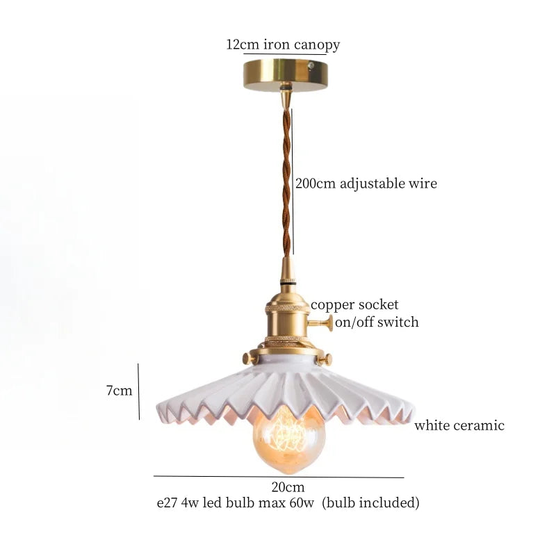 DecorBites™ Brass Glass Lotus Leaf LED Pendant Lamp: Nordic Minimalism for Living, Dining, Bedroom