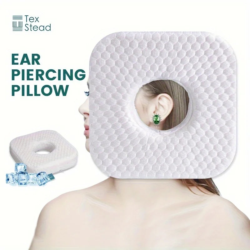 DecorBites™ Comfort Ear Guard Pillow for Side Sleepers with Ear Hole, CNH Relief and Inflammation