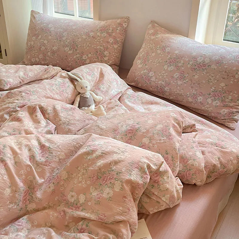 DecorBites™ Double-Layer Cotton Bedding Set - High-Quality, Ultra Soft Quilt Set
