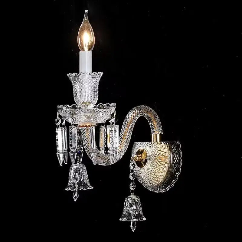 DecorBites™ Crystal Wall Lamp for Bedside Aisle Ktv LED Lights