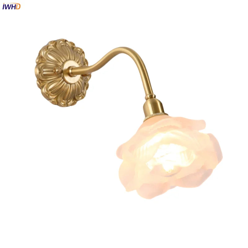 DecorBites™ Copper Arm LED Wall Lamp for Stair, Bedroom, Living Room, Bathroom Mirror Light