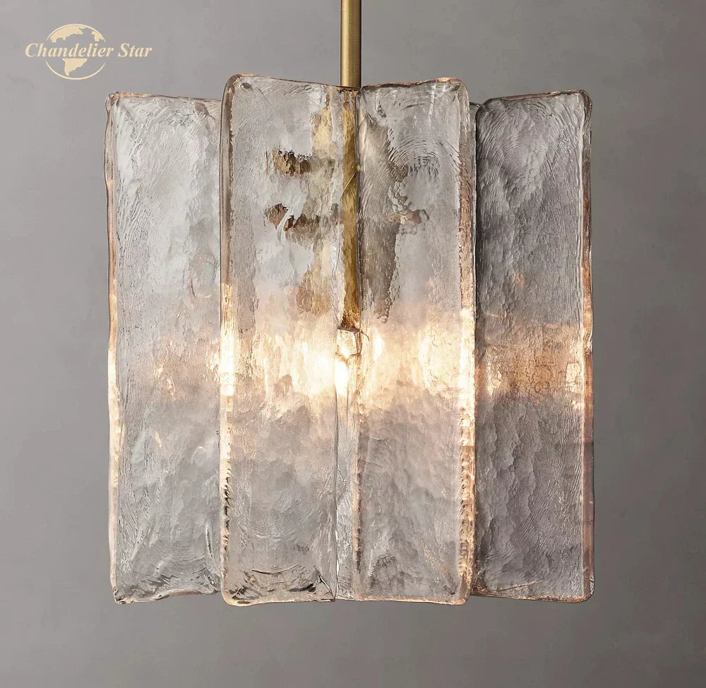 DecorBites™ LED Glass Pendant Light, Modern Small Chandeliers for Bedroom, Dining Room, Kitchen Island