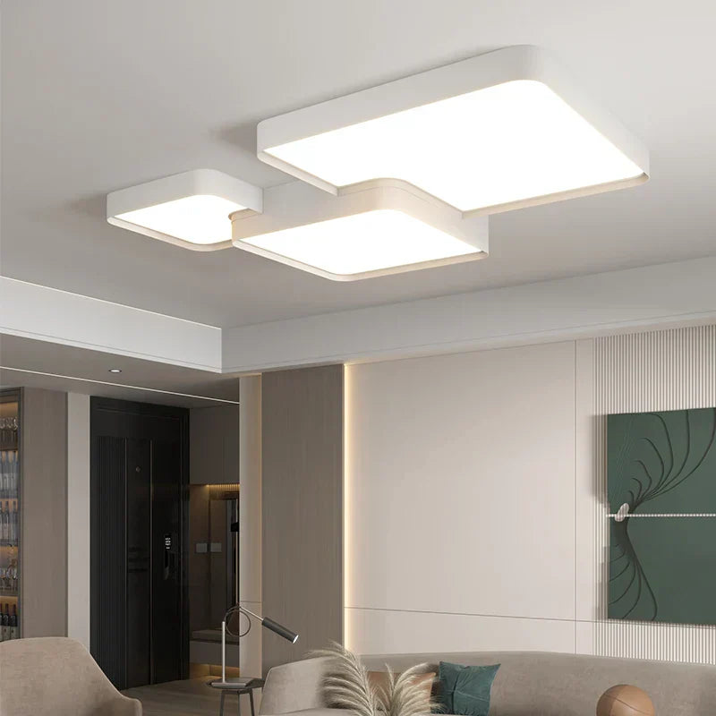 DecorBites™ LED Acrylic Chandelier - Modern Indoor Lighting for Bedroom Kitchen Living Room