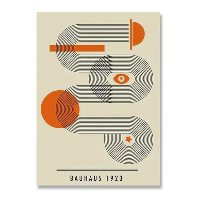 DecorBites™ Modern Black & White Exhibition Canvas Print