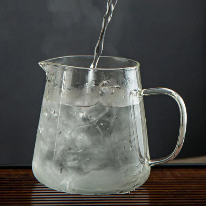 DecorBites™ Glass Teapot: High Quality Heat Resistant Kung Fu Tea Set for Puer Tea & Coffee