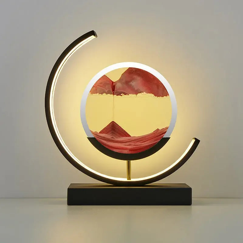 DecorBites™ LED Hourglass Quicksand Desk Lamp, Unzip Decor, Night Light, Holiday Gift