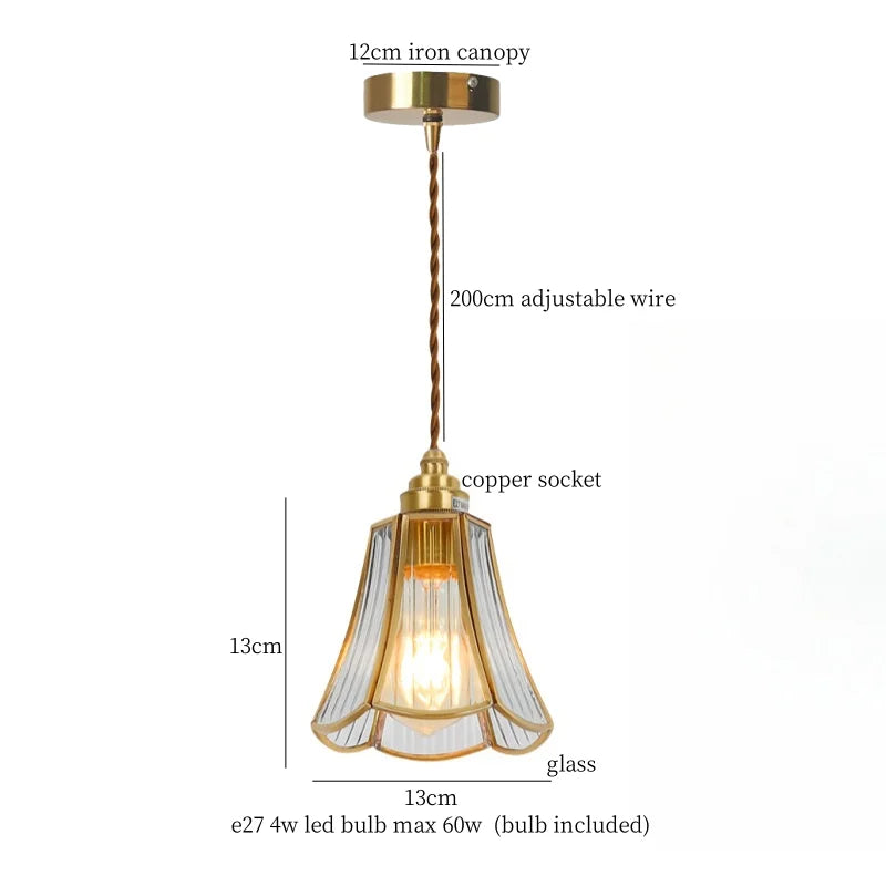 DecorBites™ Bubble Glass LED Hanging Light Minimalism Pendant Lamps