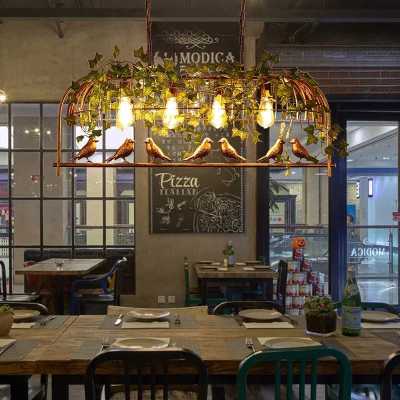 DecorBites™ Birdcage Pendant Lights for Chic Decor - Garland Hanging Lamps
