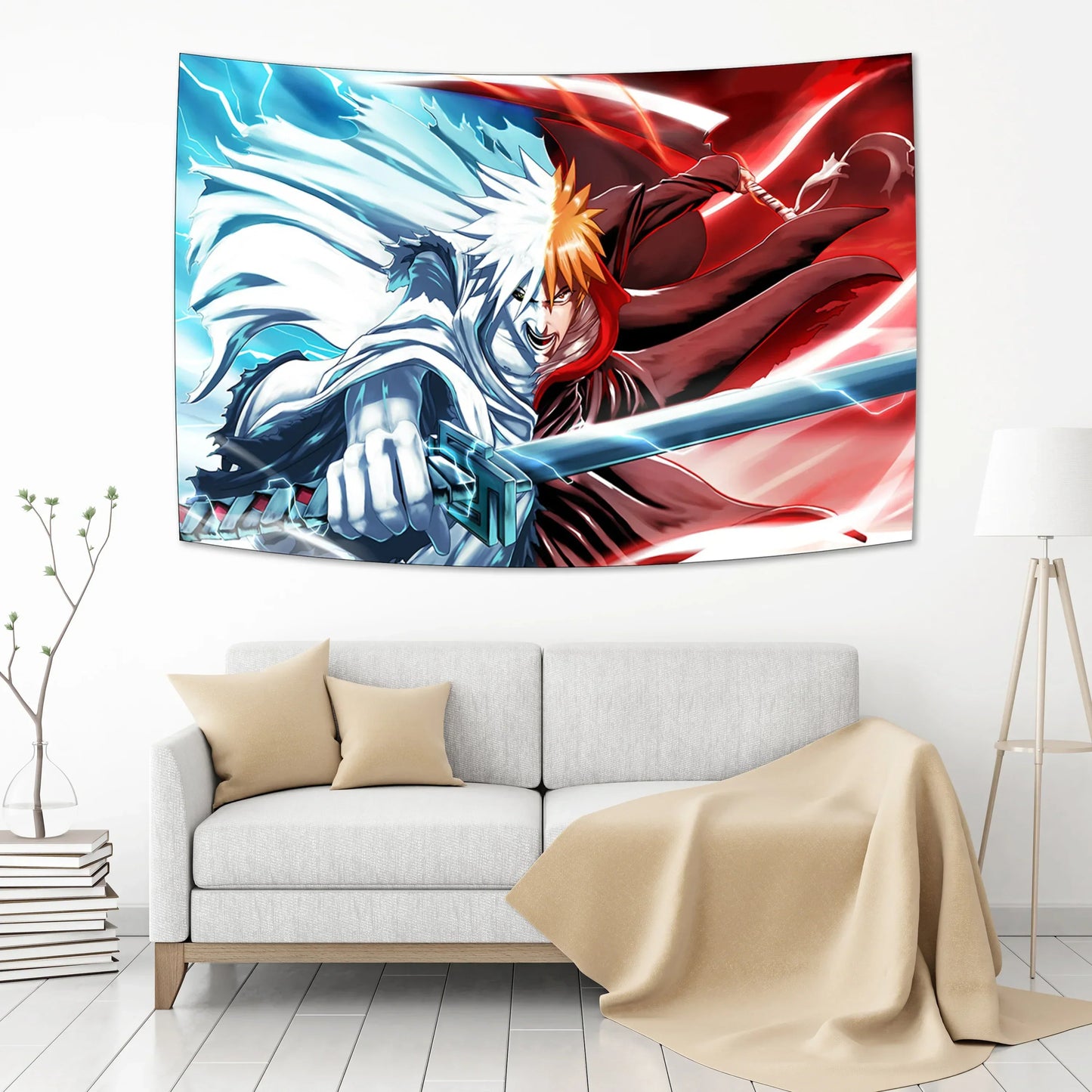 DecorBites™ Bleach Japan Anime Tapestry Wall Decoration Witchcraft Hippie Wall Hanging