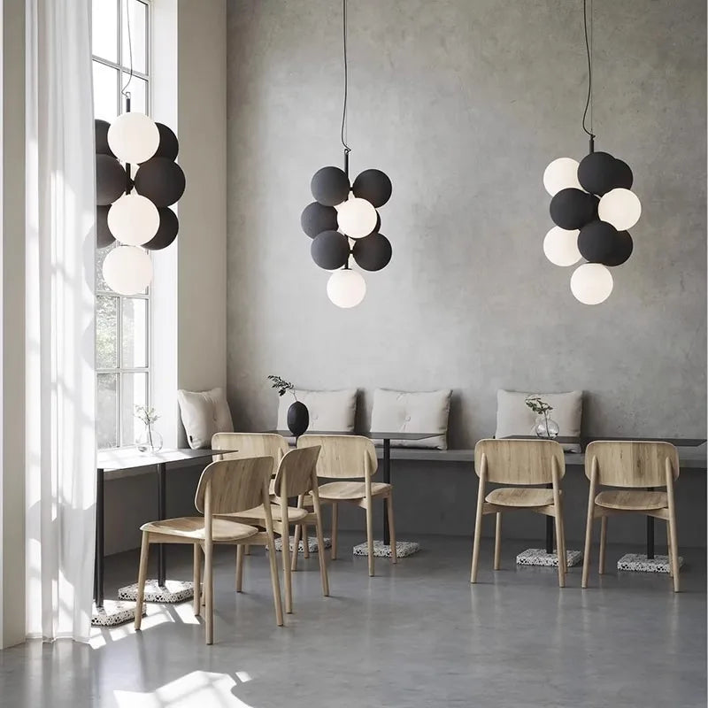 DecorBites™ Ball LED Ceiling Chandelier Modern Creative Kitchen Island Bedroom Pendant Lights