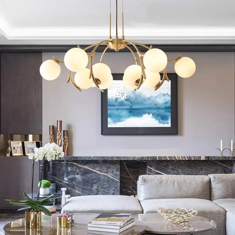 DecorBites™ LED Chandelier Lighting for Living Room Bedroom Dining Room Décor