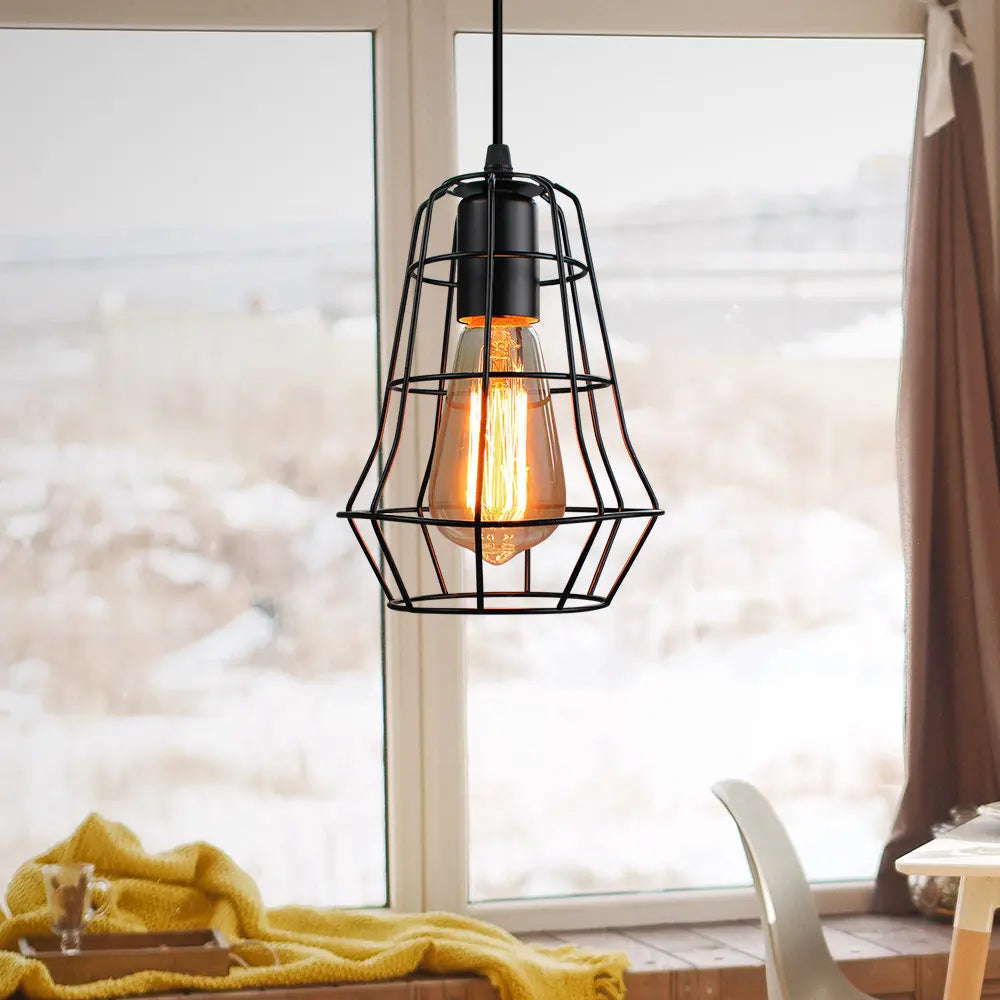 DecorBites™ Industrial Loft Pendant LED Ceiling Light for Home Living Room Kitchen Decor