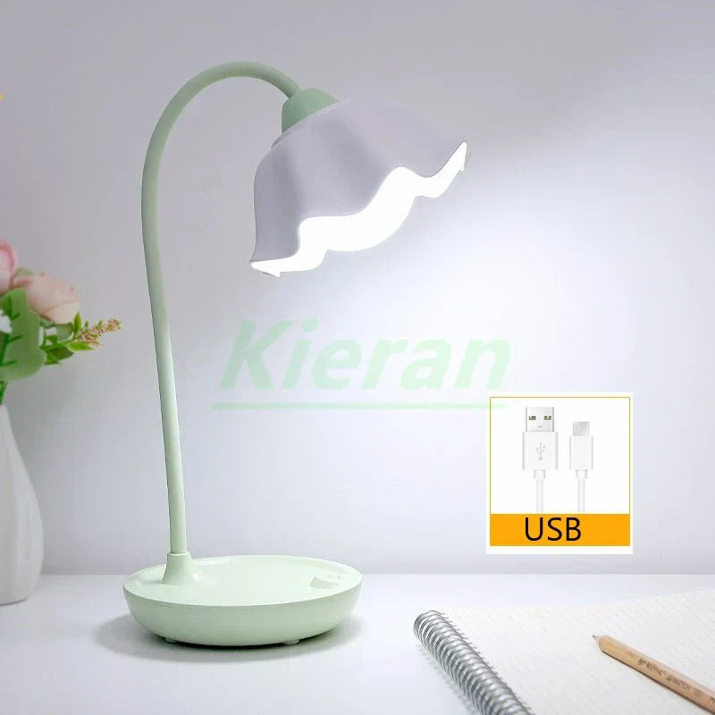 DecorBites™ Lotus Floor Lamp: Modern LED Desk Lamp for Bedroom Study Living Room