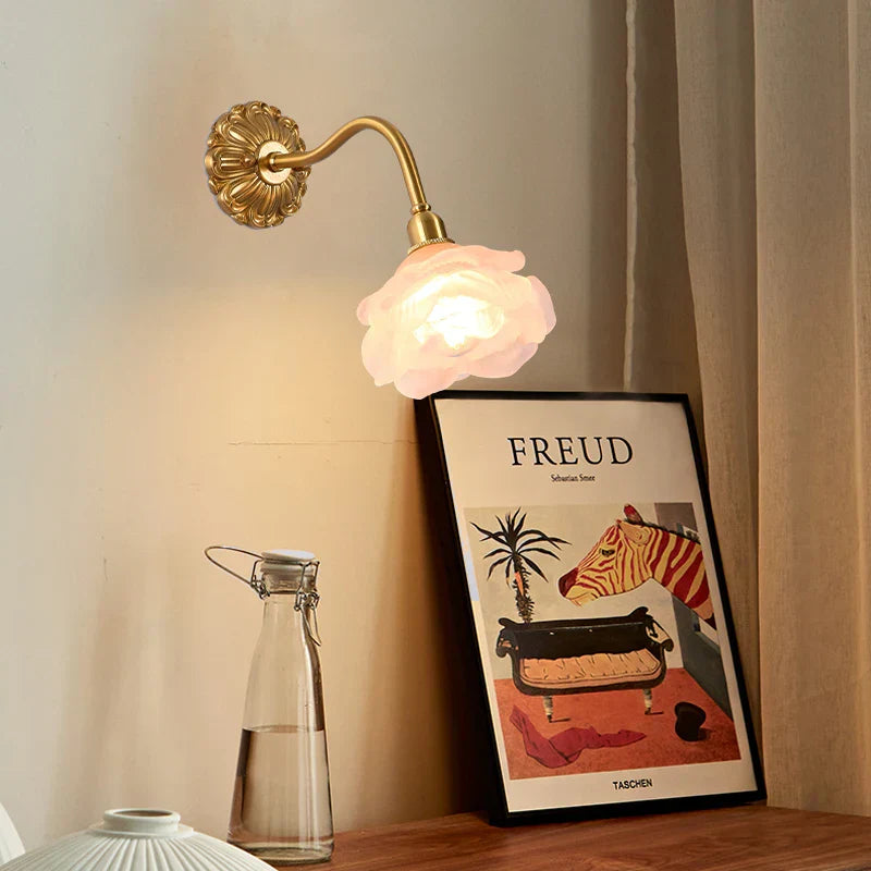 DecorBites™ Copper Arm LED Wall Lamp for Stair, Bedroom, Living Room, Bathroom Mirror Light