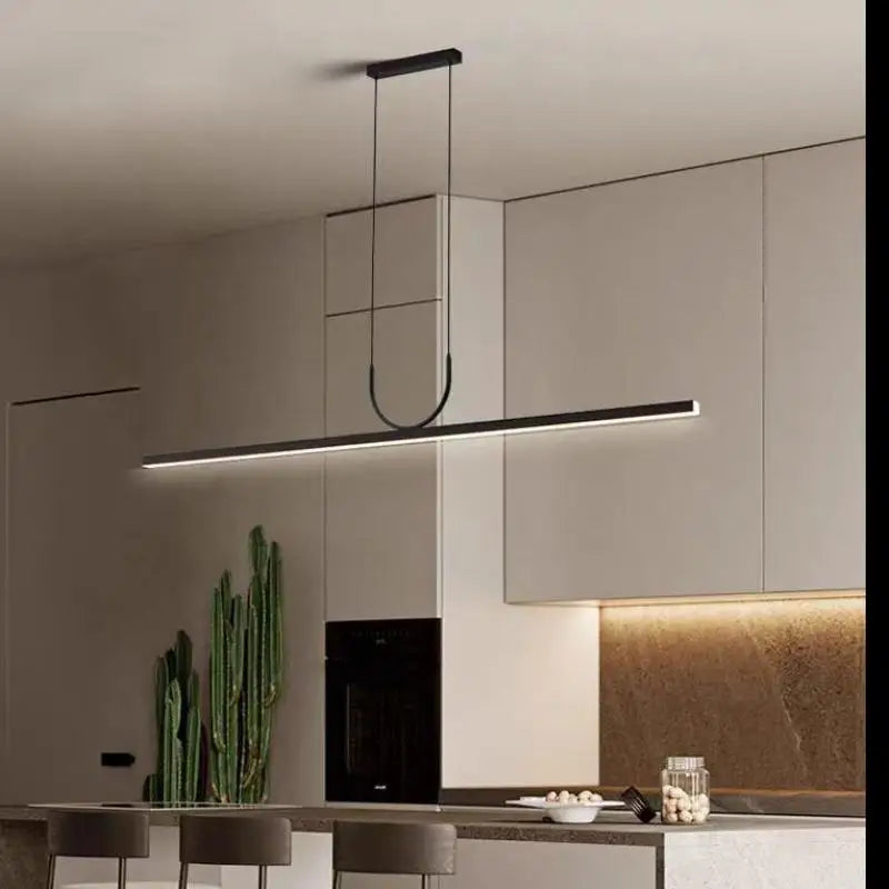 DecorBites™ Black Art LED Ceiling Chandelier for Kitchen Island and Dining Room
