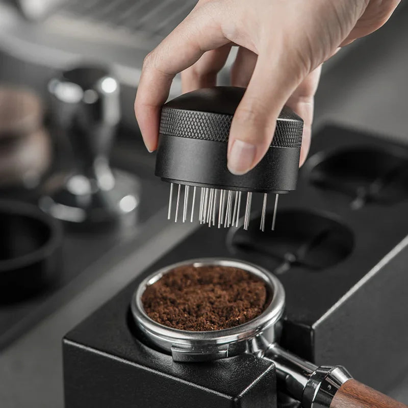 DecorBites™ Coffee Needle Distributor Espresso Stirrer Tool in Stainless Steel