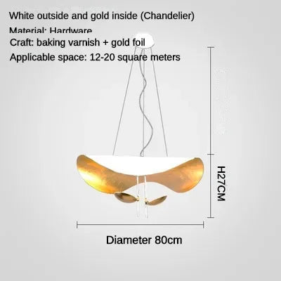 DecorBites™ LED Saucer Ceiling Chandelier: Modern & Atmospheric Living Room Pendant Light