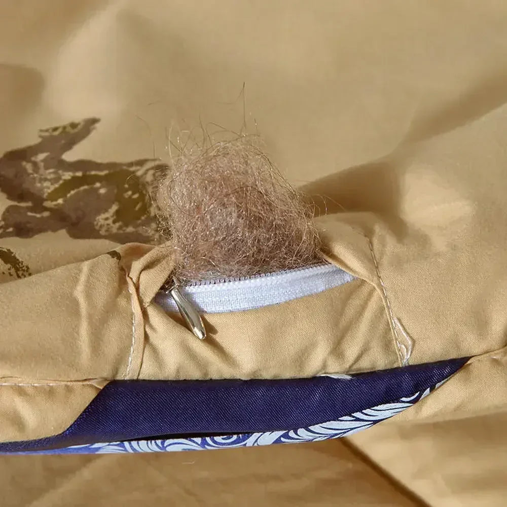 DecorBites™ Camel Hair Quilted Blanket Comforter Single King Size