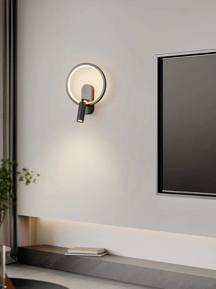 DecorBites™ Brass Copper LED Reading Wall LampLuxury Living Room Background Wall Spotlight