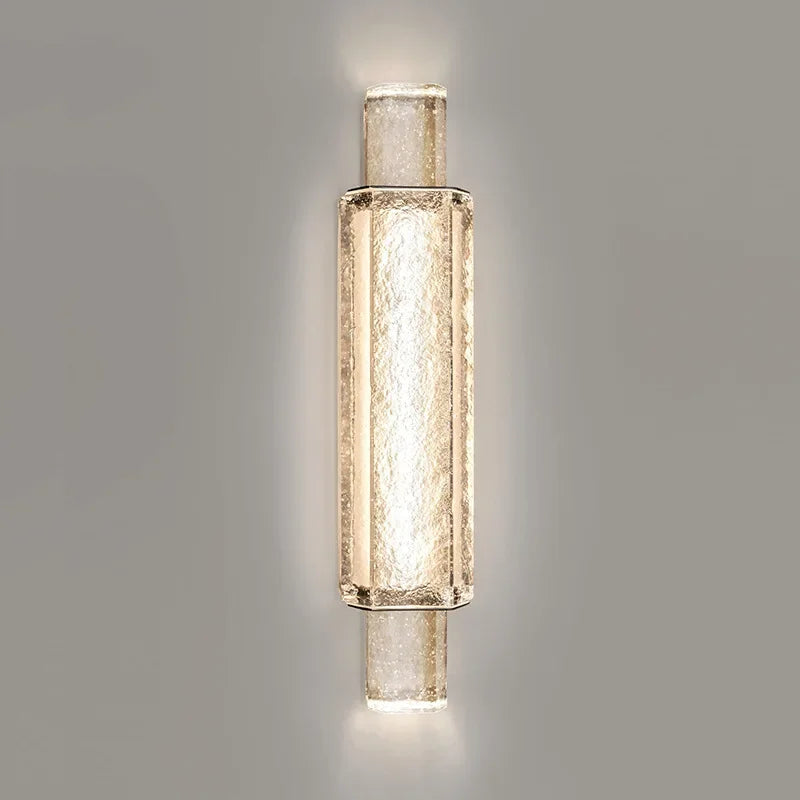 DecorBites™ Crystal Glass Bubble Wall Lights - Gold Color LED Mounted Bedroom Wall Lamps