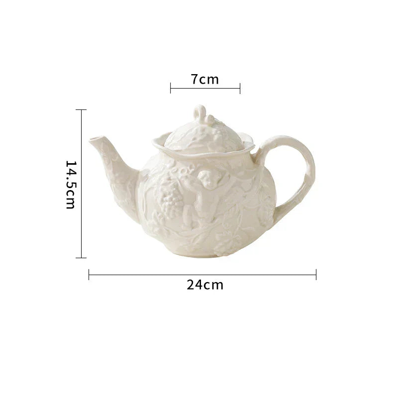 DecorBites™ Angel Relief Ceramic Tableware Set