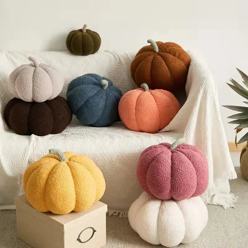 DecorBites™ 3D Pumpkin Throw Pillow for Home Decoration in Living Room Sofa Couch