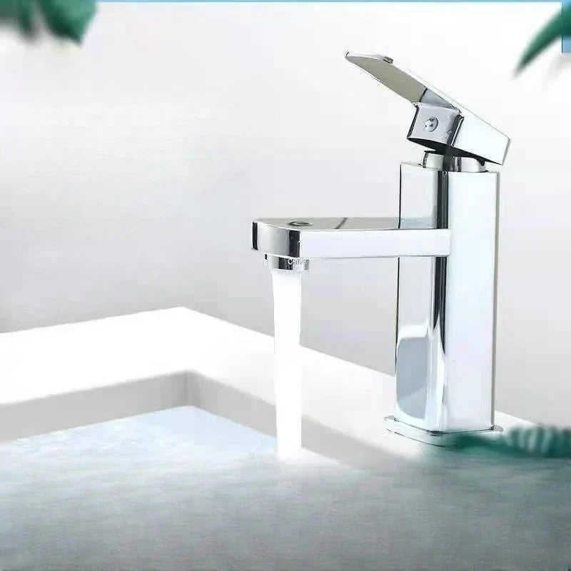 DecorBites™ Black Basin Faucet Two-in-One Hot Cold Mixer for Bathroom Sink