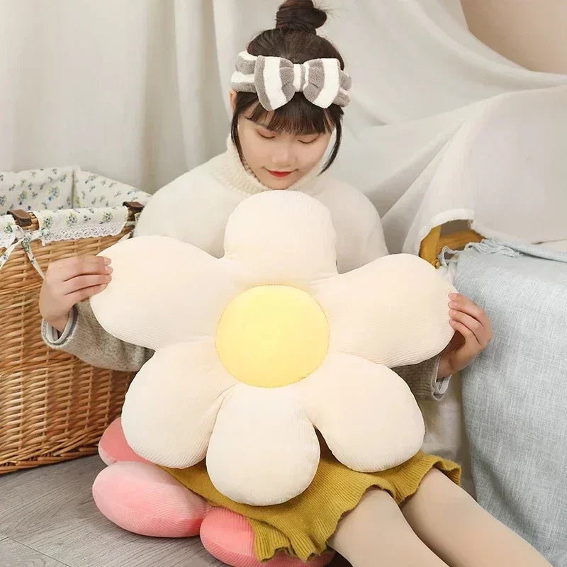DecorBites™ Daisy Lumbar Support Throw Pillows for Home Decor