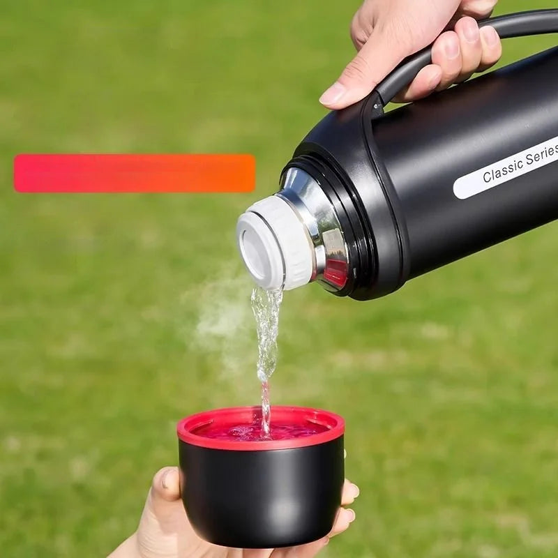 DecorBites™ 1.2L Vacuum Thermos Flask for Outdoor Camping & Travel