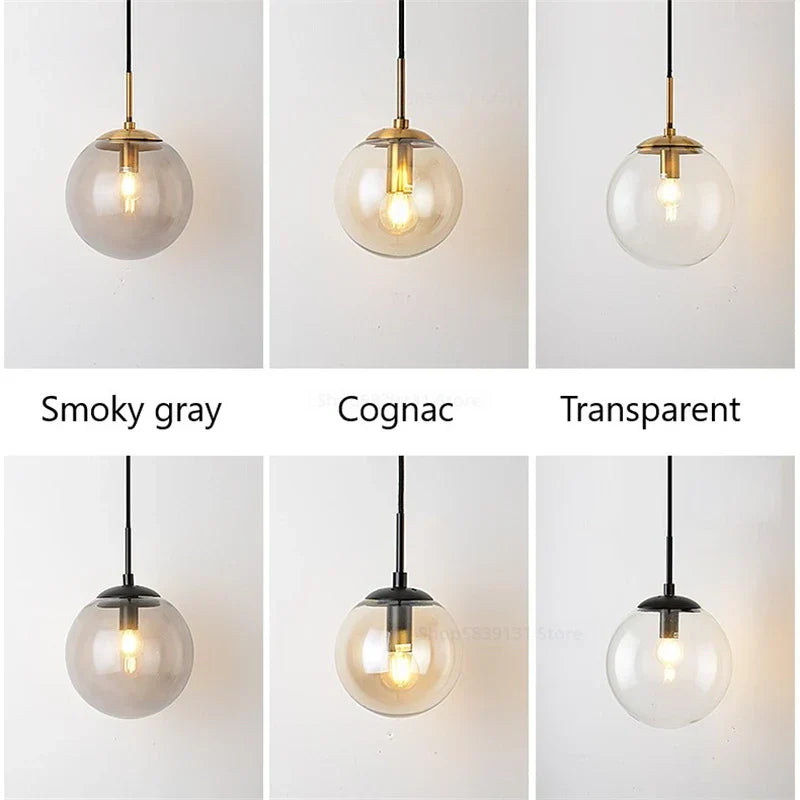 DecorBites™ Glass Ball LED Wall Light for Bedroom Decoration and Living Room Fixtures