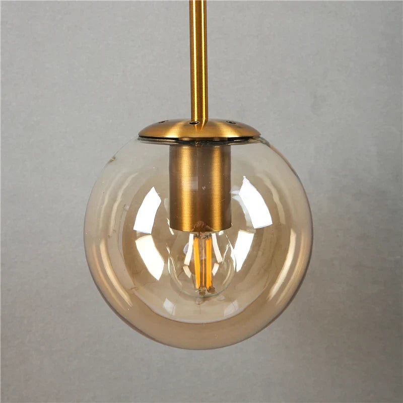 DecorBites™ Glass Ball Wall Lamp: Nordic Modern LED Lighting for Living Room, Bedroom, and Corridor