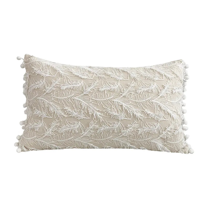DecorBites™ 3D Plum Blossom Butterfly Cushion Cover Cotton Linen Decorative Case