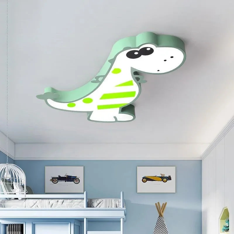 DecorBites™ Dinosaur Animal Kids Ceiling Lamp Smart LED Lightingjuvenile Bedroom Modern Cartoondino