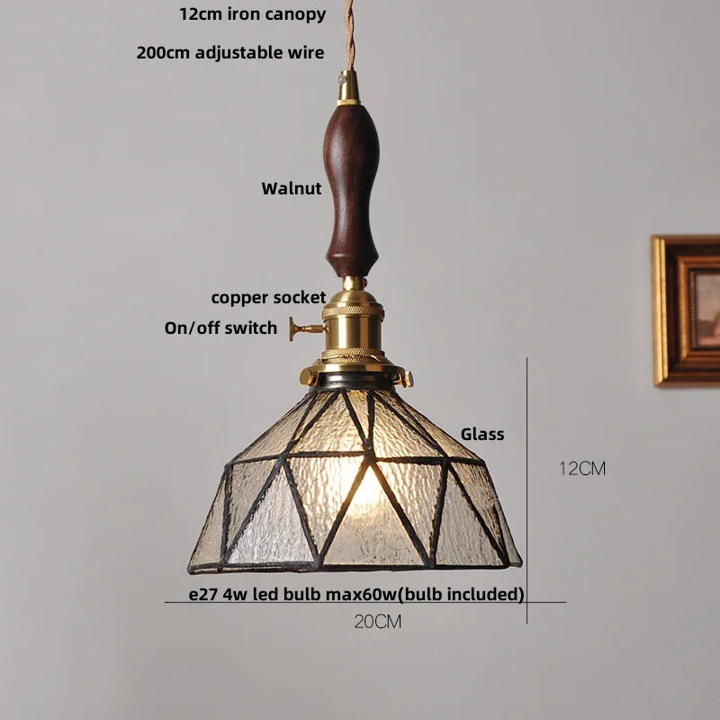 DecorBites™ Glass Flower LED Pendant Light Fixture for Modern Luxury Home Decor