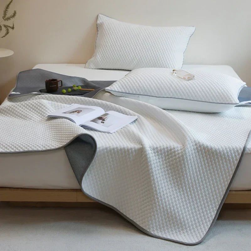 DecorBites™ Ice Bean Cooling Mat & Pillowcase Set - Premium Bed Cooling Technology
