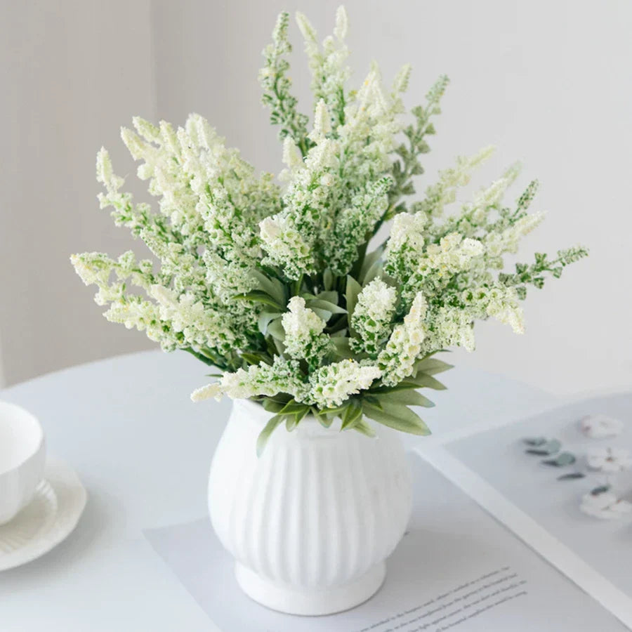DecorBites™ Lavender Foam Flower Family Room Vase Wedding Bouquet Garden Rose Arch Decoration