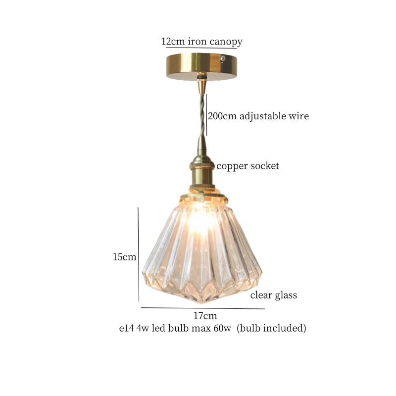 DecorBites™ Bubble Glass LED Hanging Light Minimalism Pendant Lamps