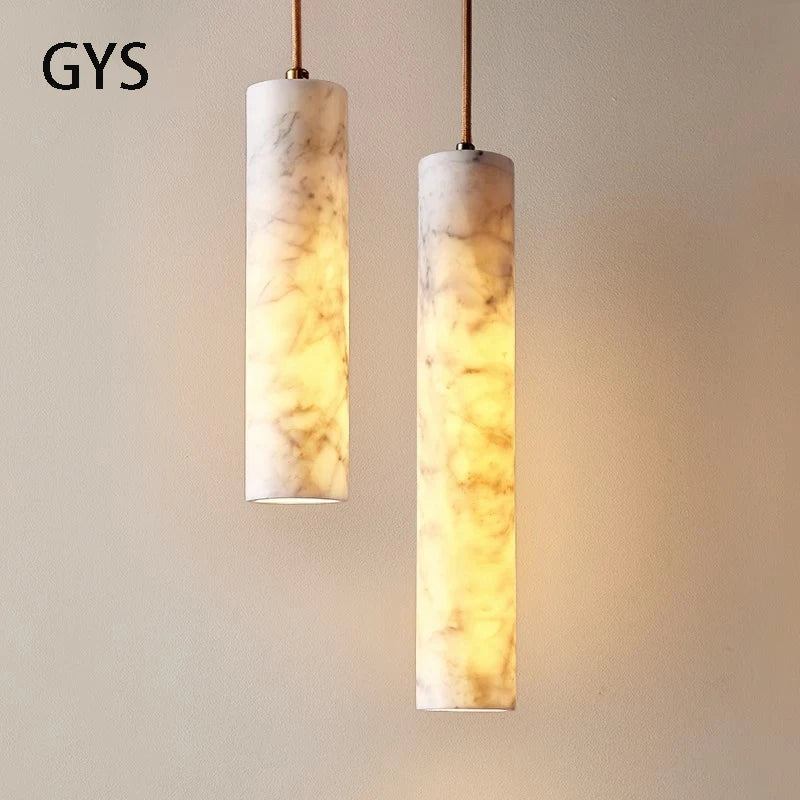 DecorBites™ Cream Marble Chandelier Pendant Light for Luxury Bedroom and Bar Counter