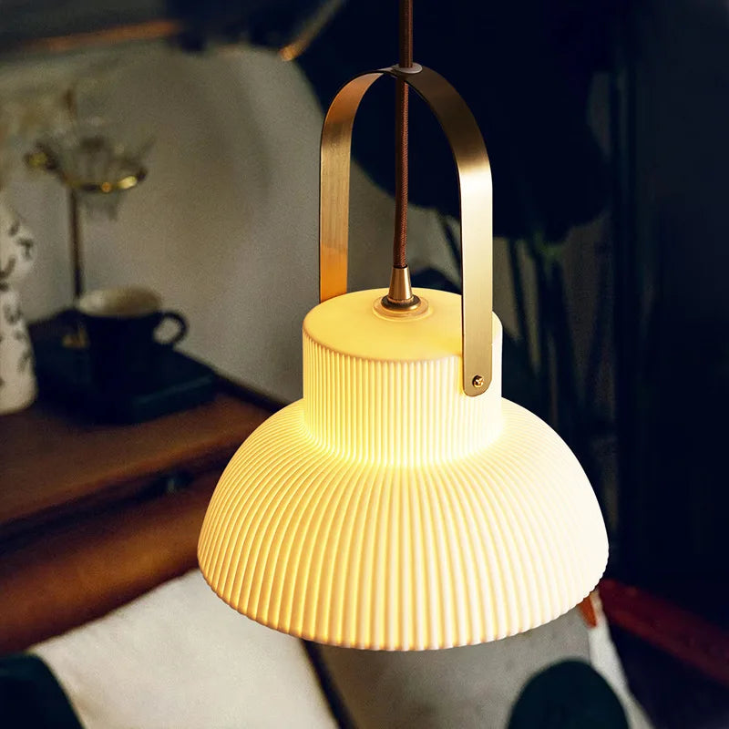 DecorBites™ Ceramic LED Pendant Lights - Japanese Style, Nordic Modern Hanging Light
