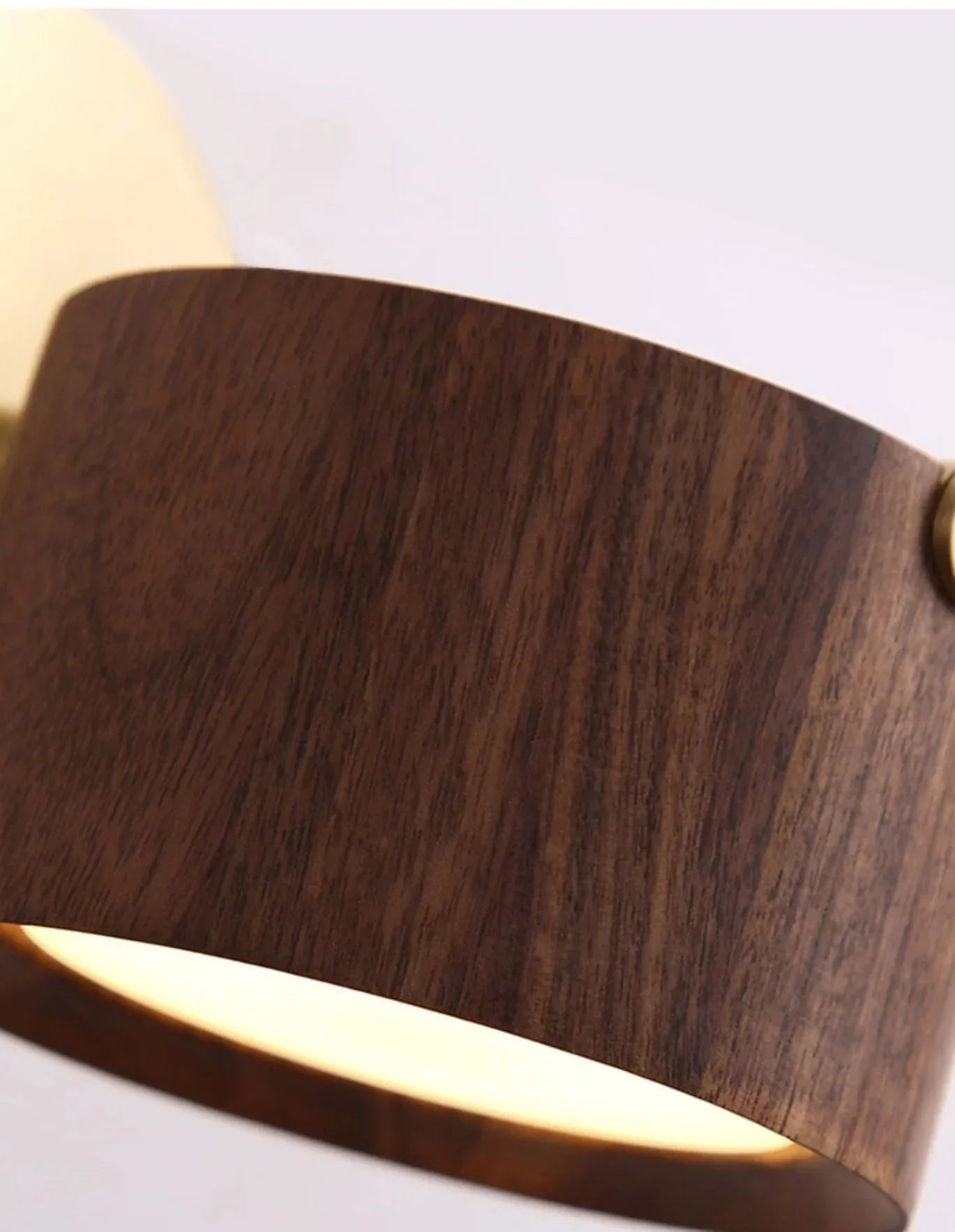 DecorBites™ LED Wood Base Wall Sconce Modern Art Light Fixture for Living Room & Bathroom