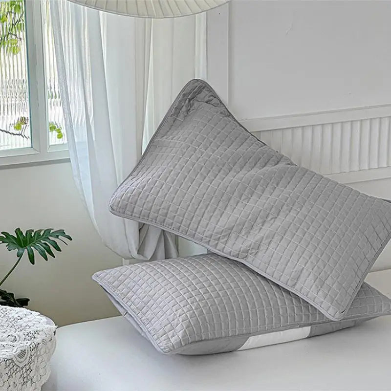 DecorBites™ Cotton Pillowcase: Breathable Pillow Core Cover for Ultimate Protection