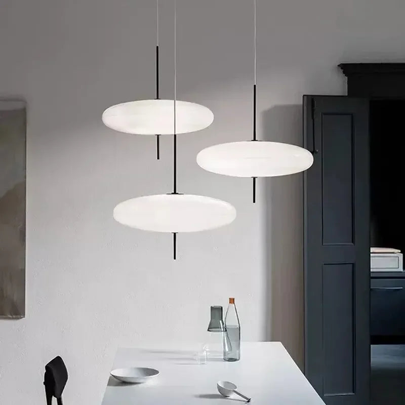 DecorBites™ LED Flying Saucer Pendant Lights for Dining Room, Restaurant, and Living Room