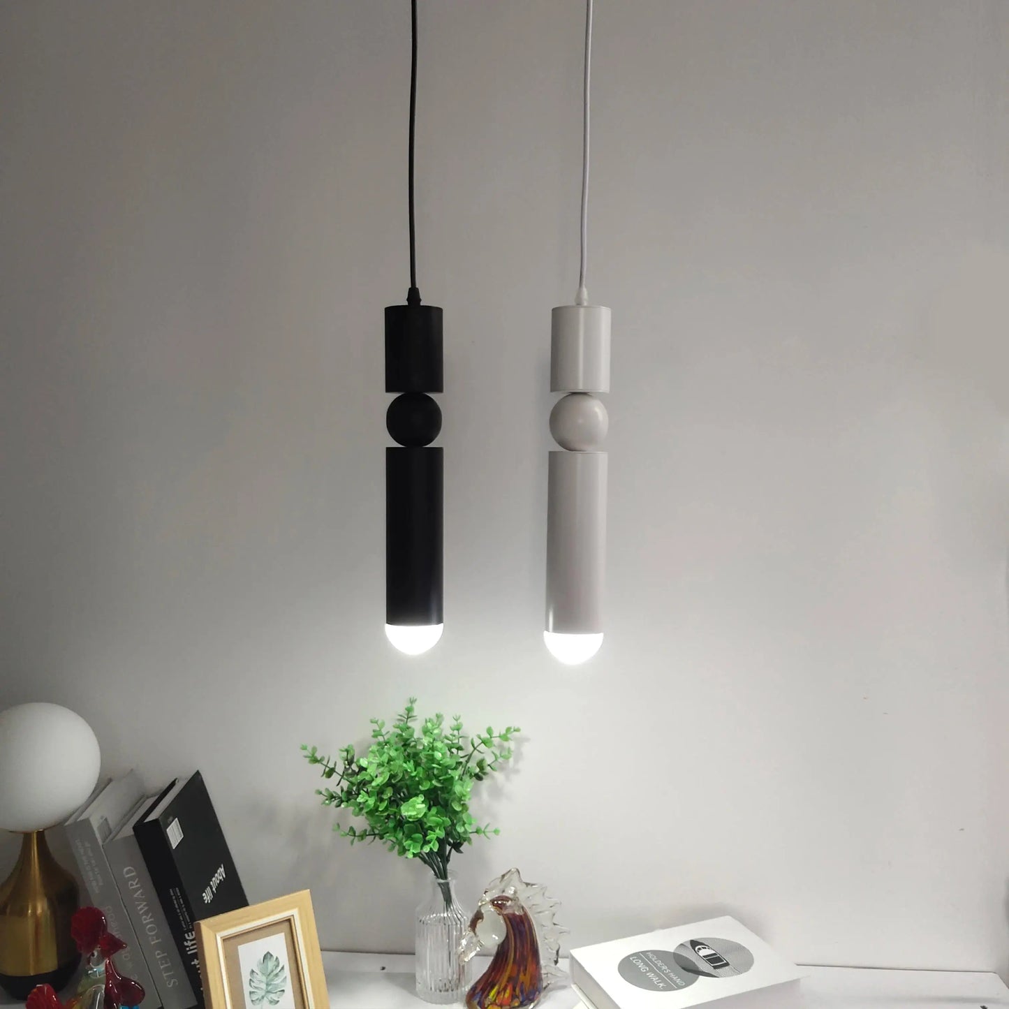 DecorBites™ Brass Pendant Light - Modern Minimalist Nordic Bar Small LED Hang Lamp